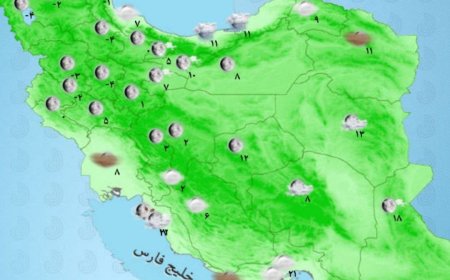 بارش برف و باران در شرق کشور