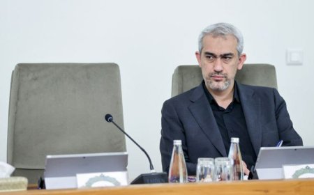 اولین حضور مدنی زاده وزیر اقتصاد جدید در جلسه هیئت دولت