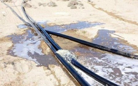 انهدام خط لوله ۴ هزار متری انتقال سوخت قاچاق در قشم
