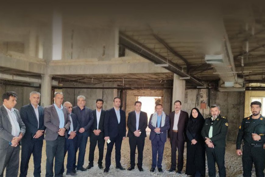 روند ساخت مجتمع فرهنگی و مجتمع اداری سروستان مورد بازدید قرار گرفت