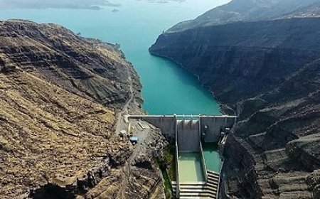 بارندگی‌های اخیر سد جگین هرمزگان پر کرد