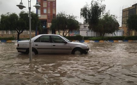 بارش‌های شدید خوزستان را در بر می‌گیرد