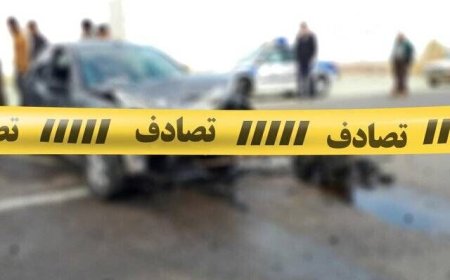 برخورد نیسان و پراید در جاده داراب به قلاتویه با پنج کشته