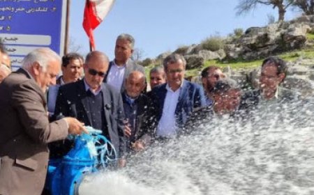 افتتاح و کلنگ‌زنی چندین پروژه آبرسانی در شهرستان باشت