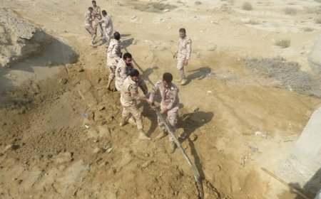 انهدام خط لوله ۳ هزار متری انتقال سوخت قاچاق در میناب