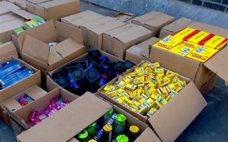 کشف 130 هزار عدد ترقه غیرمجاز در لامرد