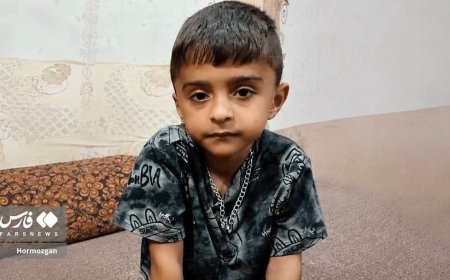 عکسی تلخ از پیکر کودک شهید حمله آمریکا به سیریک