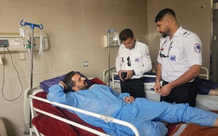 حال عمومی دو پرسنل اورژانس ۱۱۵ شیراز مساعد است