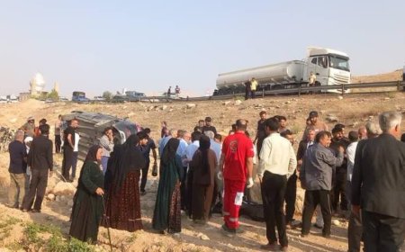 واژگونی فیدلیتی در محور بابامیدان-گچساران یک کشته و سه مصدوم برجای گذاشت