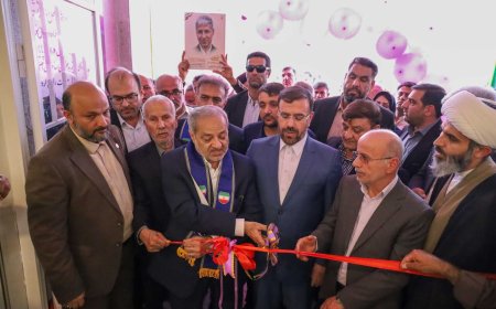 مدرسه ۶ کلاسه شهید علی اجرایی در لامرد به بهره‌برداری رسید