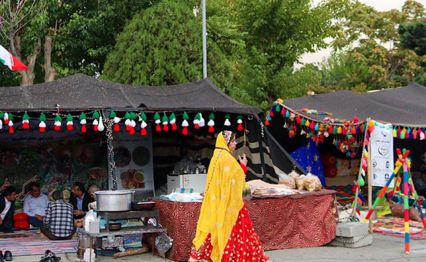 گلیم و جاجیم کهگیلویه و بویراحمد در نمایشگاه ملی تهران مورد استقبال قرار گرفت